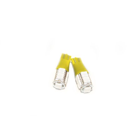 RACE SPORT T15 9-Chip 5050 Led Replacement Bulbs (Amber) (Pair) Pr RS-T15-A-5050